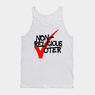 Non-Religious Voter by Tai's Tees Tank Top